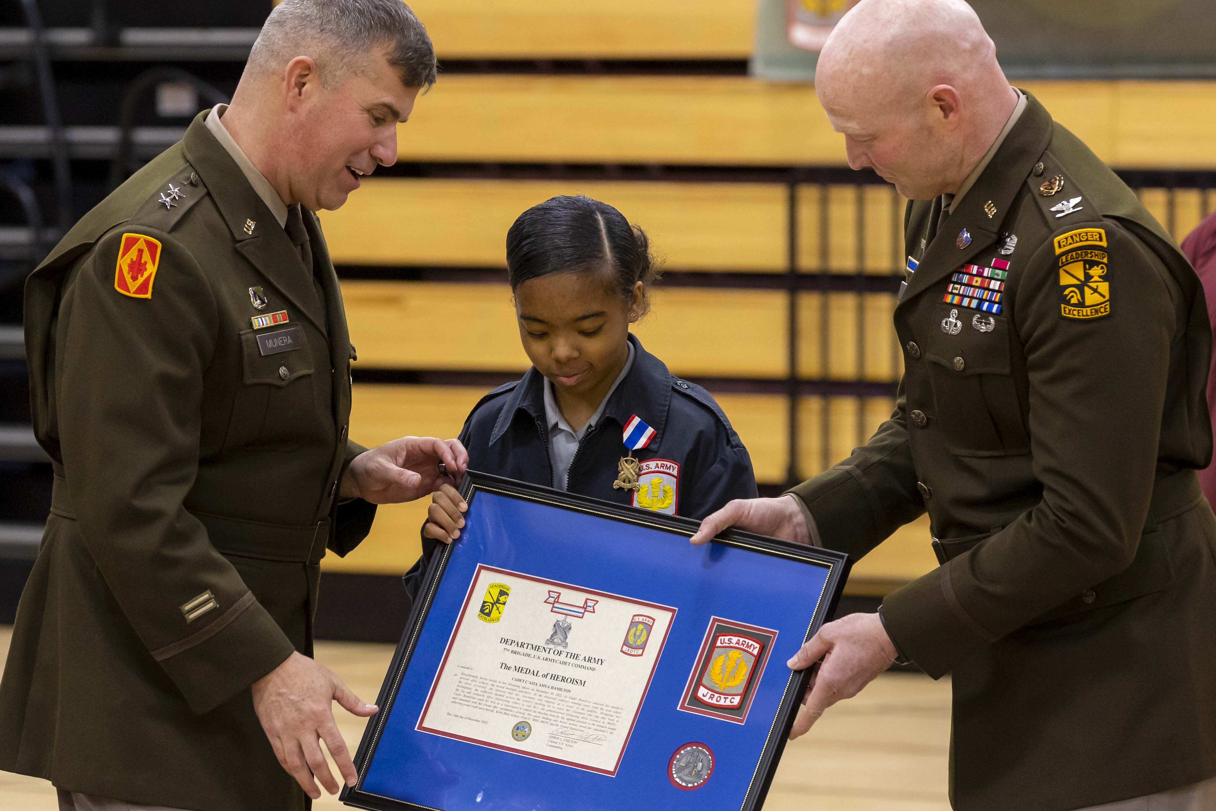 Honored cadet