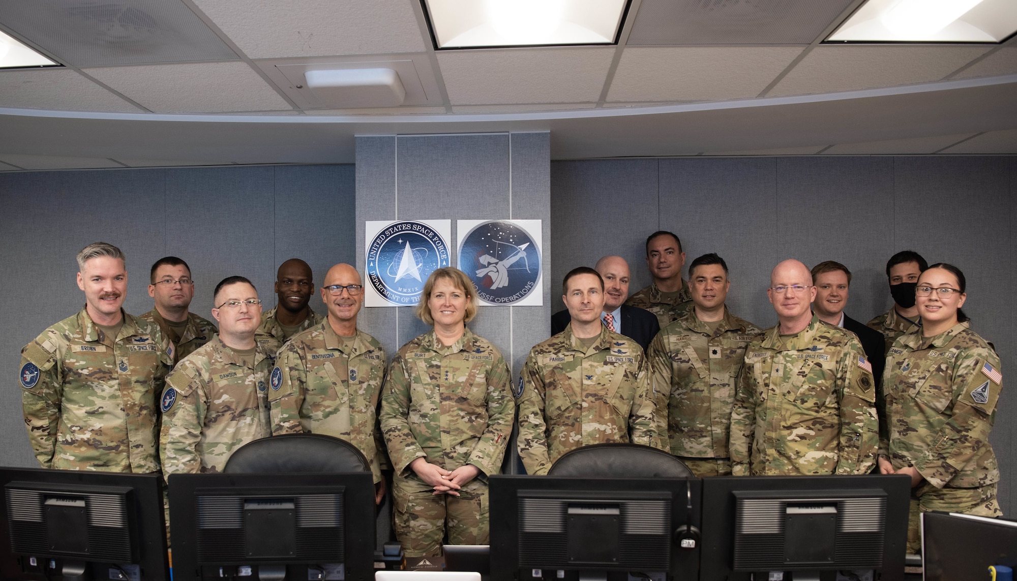 United States Space Force Service Watch Cell ribbon cutting