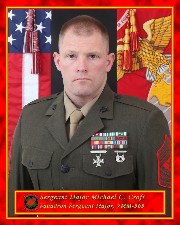 Sergeant Major Michael C. Croft > 1st Marine Aircraft Wing > Biography