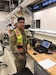 Spc. Joel Velasco, a biomedical equipment specialist from the U.S. Army Medical Materiel Center-Europe, is pictured performing maintenance on a medical device at an Army prepositioned stocks site in Dulmen, Germany, March 1.
