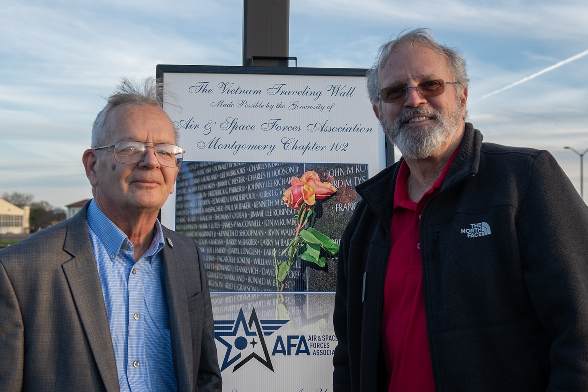 Last night, we held a viewing of the Vietnam Memorial for distinguished visitors, followed by an Operation Welcome Home Reception at the Maxwell Club. In attendance, was Capt. (Ret.) Gary Michael Rose, Medal of Honor recipient. Capt. Rose distinguished himself by acts of gallantry and intrepidity at the risk of his life above and beyond the call of duty while serving as a Special Forces Medic with a company-sized exploitation force, 5th Special Forces Group, 1st Special Forces during Vietnam.