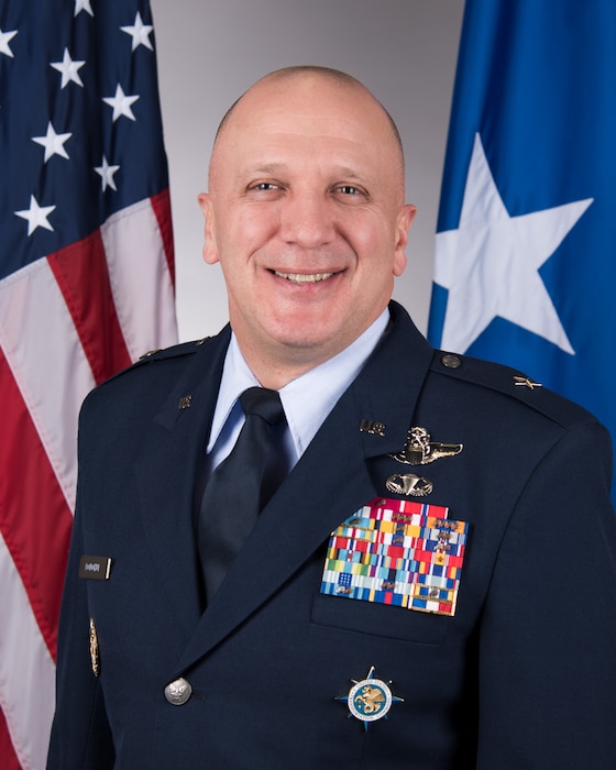 This is the official portrait of Brig. Gen. Gerald Donohue.