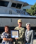 Navy Reserve honors DCMA duo for outstanding support