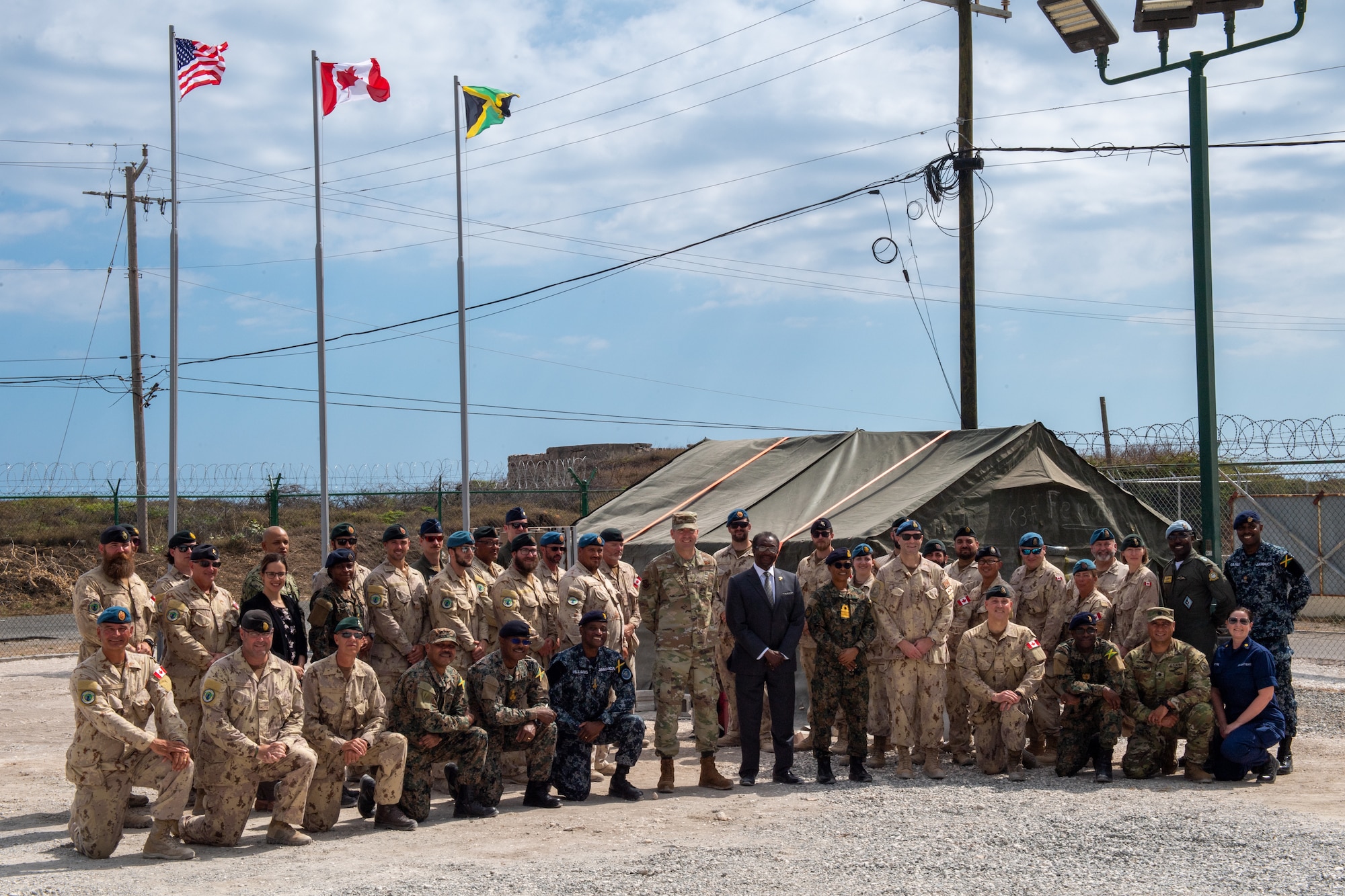 A photo of a group of Airmen.