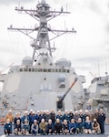 USS Dewey (DDG 105) Project Team Group Photos  on February 24, 2023.