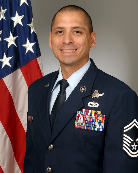 Official photo of Senior Master Sergeant Kristopher-Michael K. Kainoa