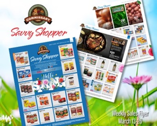 Fit for spring? Eat healthier and save a ton with commissary sales flyers for March 13-26
By DECA Marketing Directorate