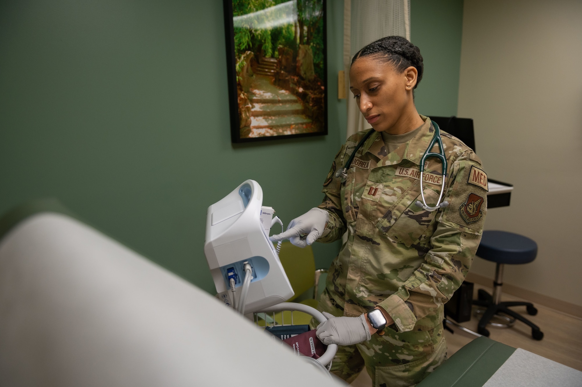 Photos of women Airmen working throughout Osan Air Base