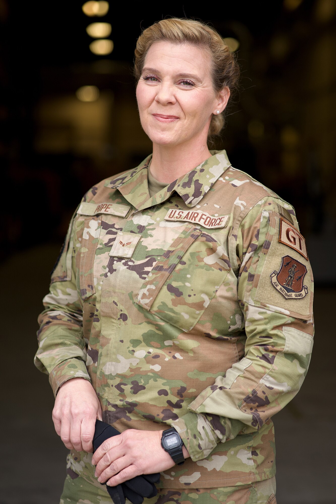 Alaska Air National Guard Airman 1st Class Heather Pope is a ground transportation specialist with 176th Logistics Readiness Squadron, 176th Mission Support Group, 176th Wing. Pope worked to lose 133 pounds to enlist a day before her 40th birthday, the cutoff age to join the military.