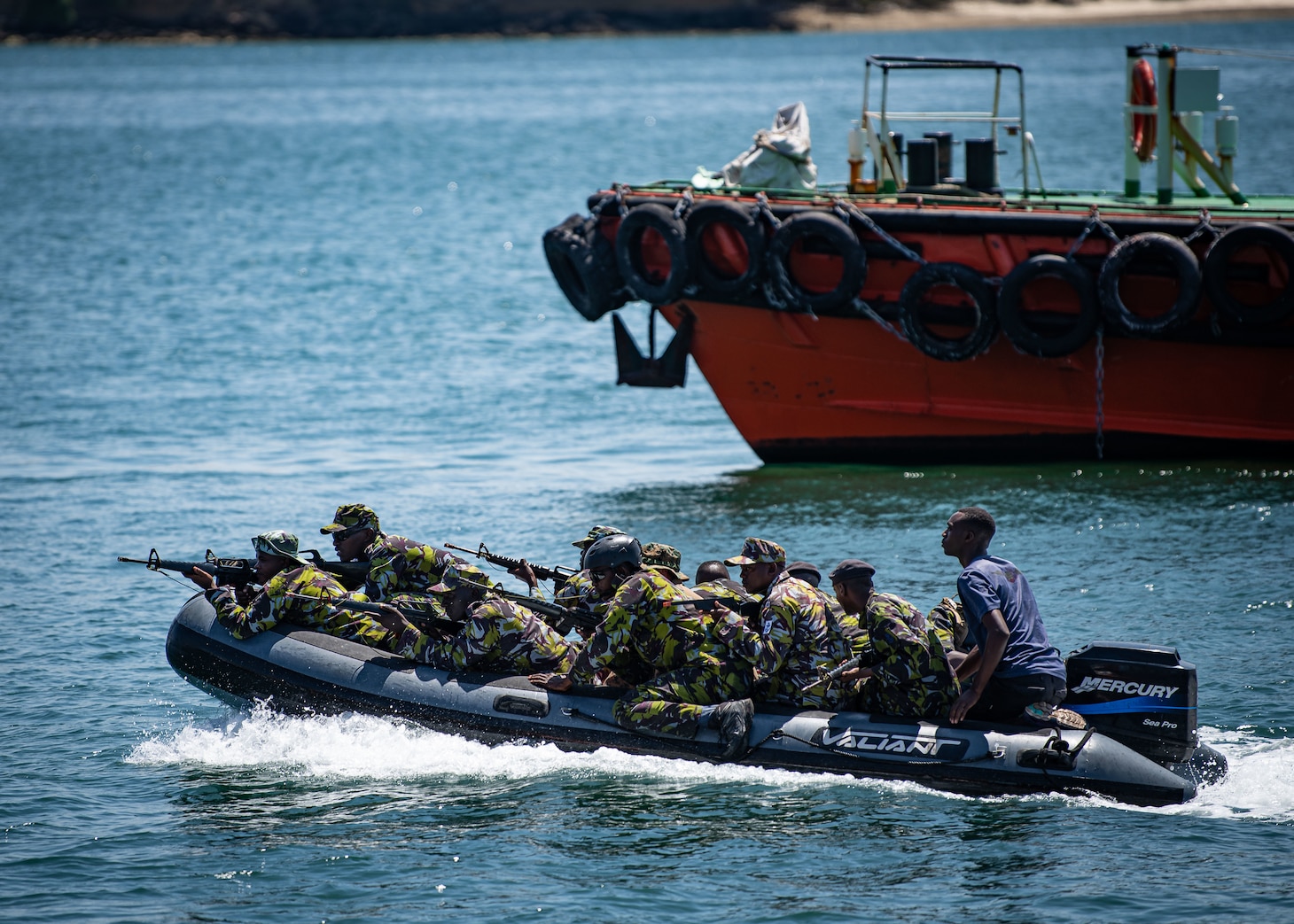 Exercise Cutlass Express 2023 participants conduct Maritime Operations Center training in Mombasa, Kenya, March 10, 2023.