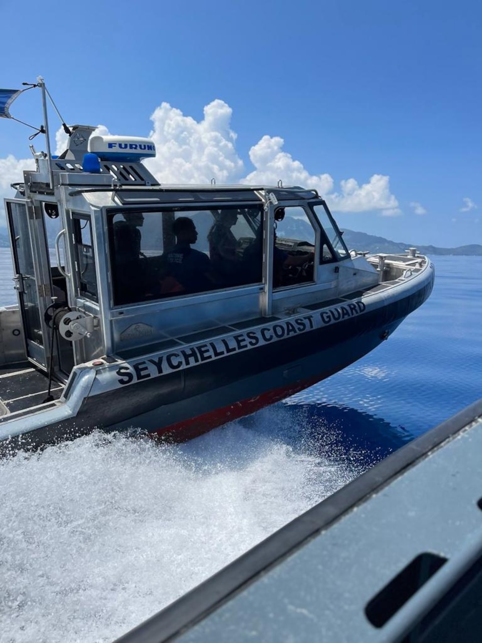 Exercise Cutlass Express 2023 participants conduct Visit, Board, Search and Seizure training in Seychelles.