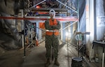 U.S. Navy Petty Officer 1st Class Brian Raposa, a Damage Controlman currently assigned to Joint Task Force-Red Hill (JTF-RH), poses for a photo at Red Hill Bulk Fuel Storage Facility (RHBFSF), Halawa, Hawaii, Mar. 3, 2023. (U.S. Marine Corps photo by Sgt. Sarah Stegall)