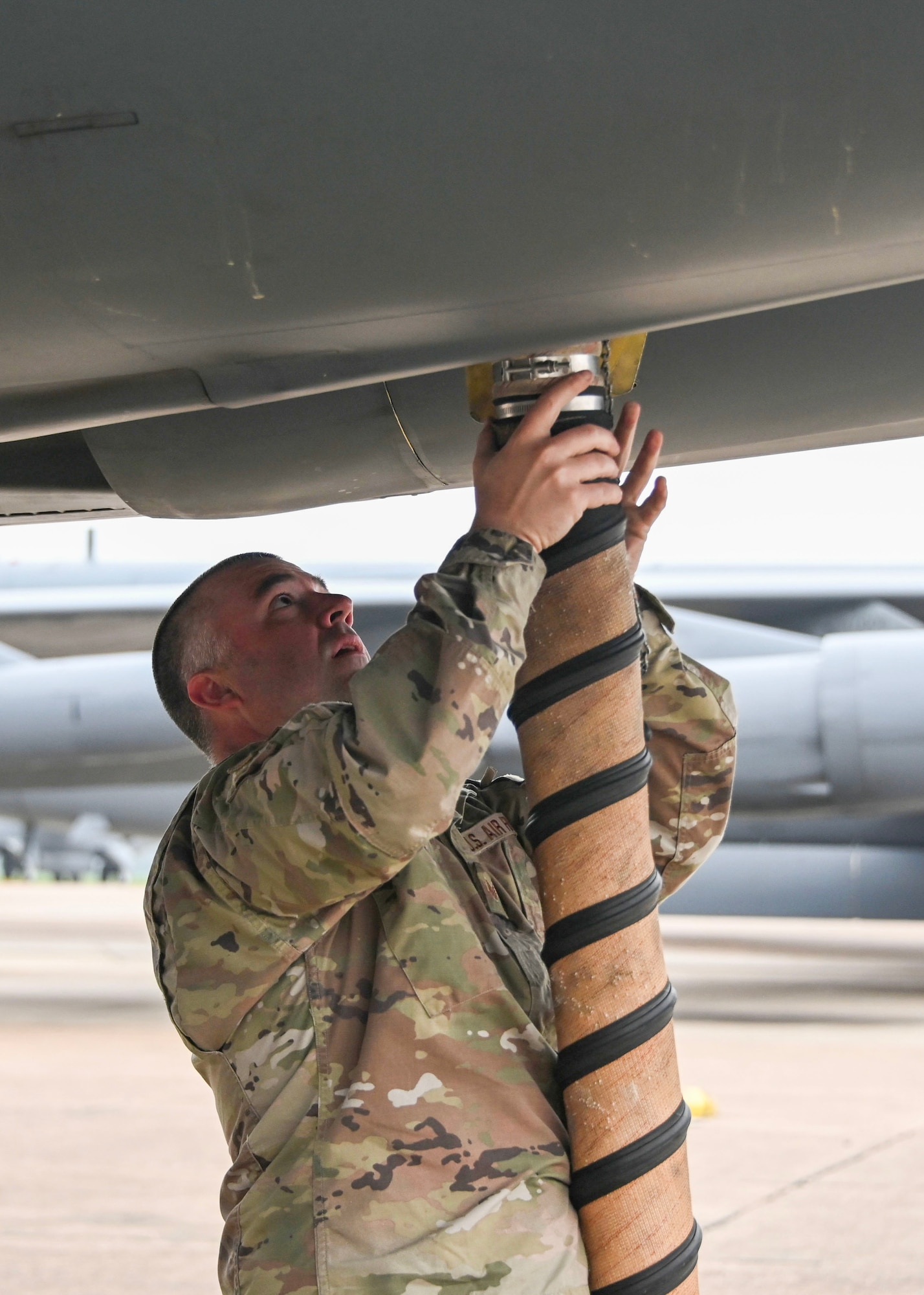 Photo of Airman working