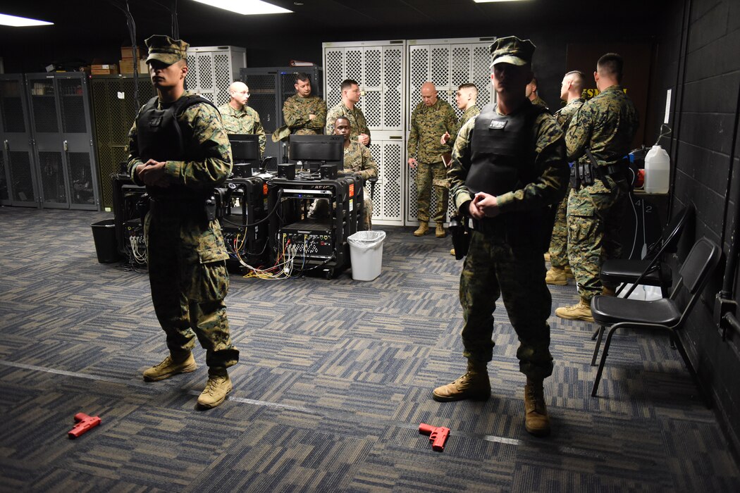 CMC is given a tour of the training environment at MPIC