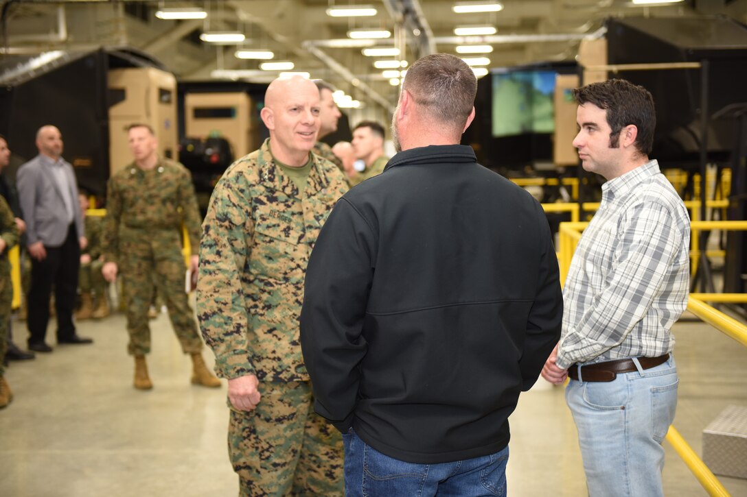 CMC is introduced to staff at MARDET FLWs simulation lab