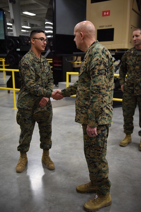 CMC visits Fort Leonard Wood Sim Lab