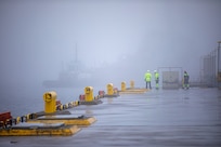 The Arleigh Burke-class guided-missile destroyer USS Porter (DDG 78) arrives in Tallinn, Estonia, March 20, 2023 for a scheduled port visit. Porter is on a scheduled deployment in the U.S. Naval Forces Europe area of operations, employed by the U.S. Sixth Fleet to defend U.S., allied and partner interests.