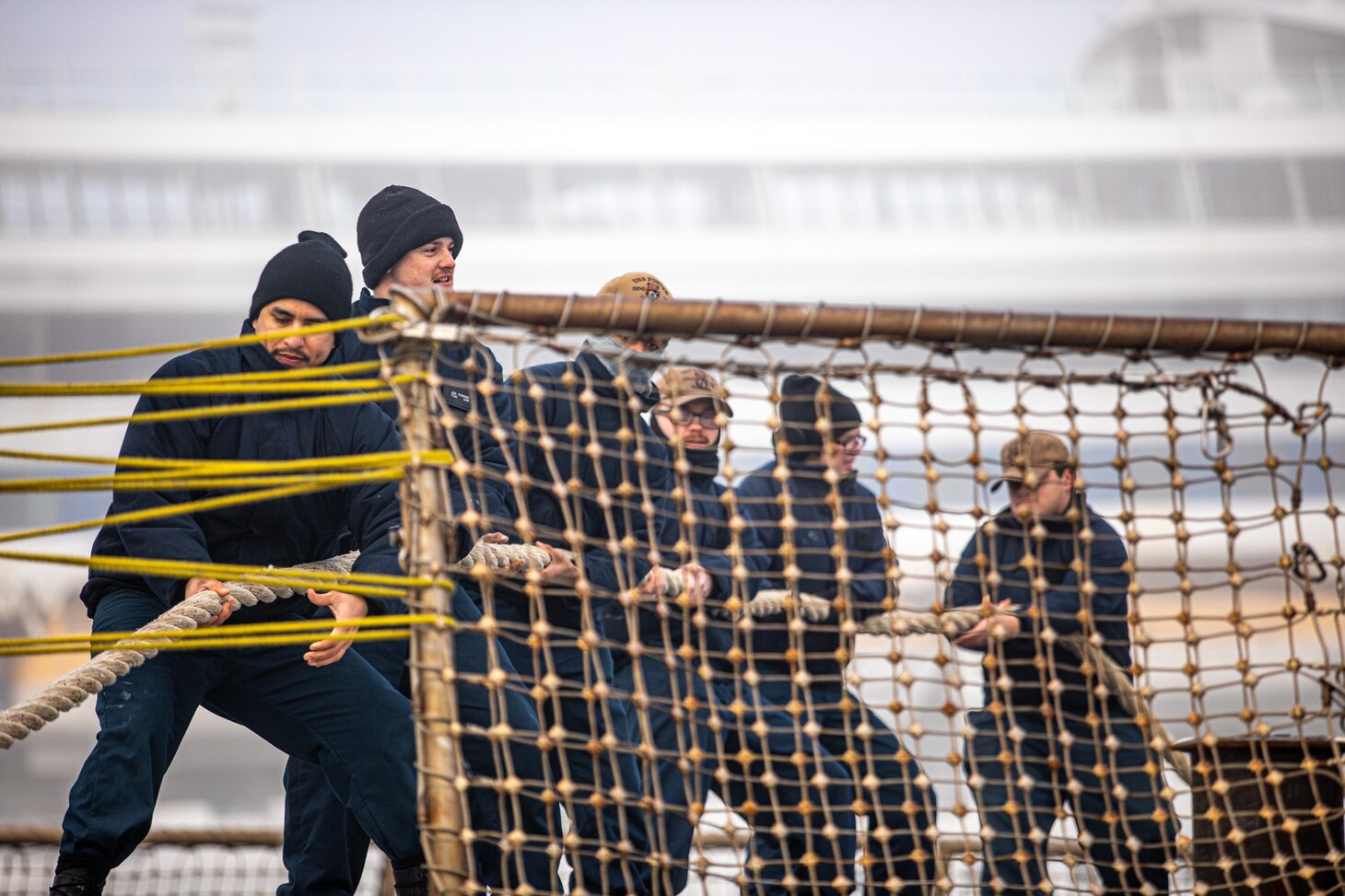 The Arleigh Burke-class guided-missile destroyer USS Porter (DDG 78) arrives in Tallinn, Estonia, March 20, 2023 for a scheduled port visit. Porter is on a scheduled deployment in the U.S. Naval Forces Europe area of operations, employed by the U.S. Sixth Fleet to defend U.S., allied and partner interests.