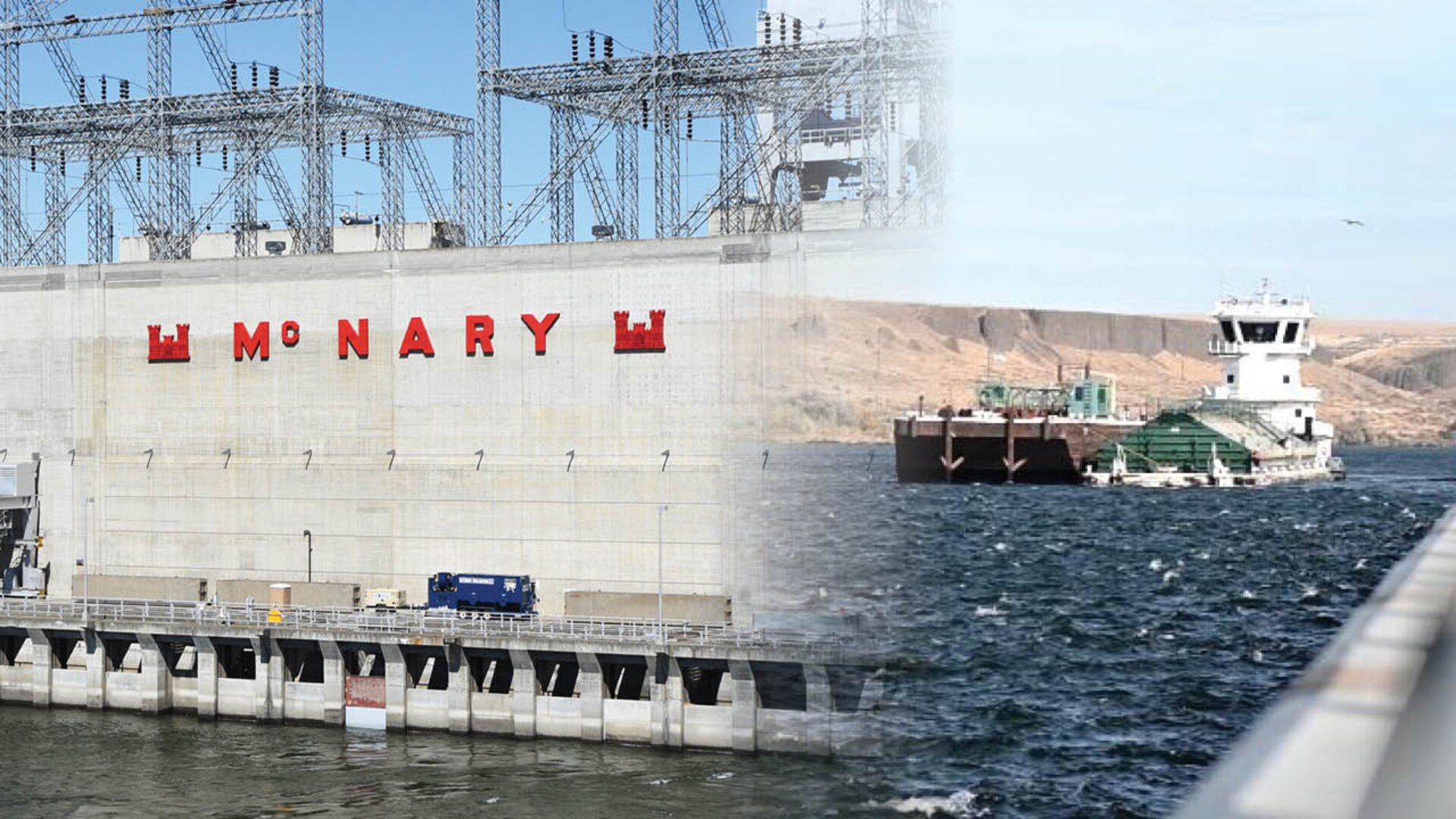 Today, McNary is an essential part of the river highway that was envisioned before the formation of the Walla Walla District. It sits as the midpoint, the last lock on the Columbia before the mouth of the Snake River. With its 14 generator units, McNary is also an incredible source of hydropower, capable of producing 980-megawatts or enough electricity to power about 686,000 homes.