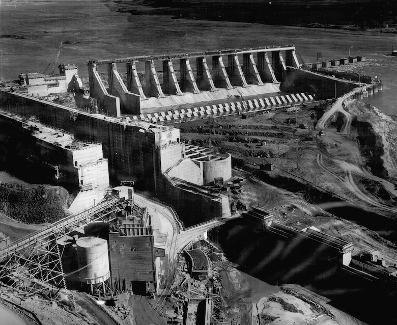 Construction for McNary Lock and Dam began in 1948, the same year the Walla Walla District was established. The Portland District handled the design of the project, while the Walla Walla district oversaw construction.