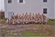 Soldiers with the Kentucky National Guard’s 617th Military Police Company are shown ikn November 2004 at Fort McCoy, Wis. The unit, before they were deployed to Iraq, were mobilized at Fort McCoy and had left a time capsule in a barracks at McCoy that was discovered in late 2022 by contractors working on Fort McCoy barracks. The company placed the makeshift time capsule in the walls of the barracks thinking they’d come back to it after their deployment completed in 2005 but they forgot about it. The 617th completed their mobilization at Fort McCoy from October to November 2004 and then their demobilization a year later. The unit also is one of the most decorated combat National Guard military police units after completing that deployment. (Contributed photo)