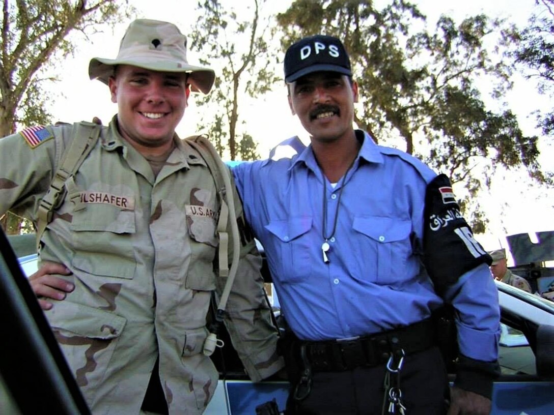 A Soldier with the Kentucky National Guard’s 617th Military Police Company is shown April 10, 2005, in Iraq, while on deployment. The unit, before they were deployed, were mobilized at Fort McCoy and had left a time capsule in a barracks at McCoy that was discovered in late 2022 by contractors working on Fort McCoy barracks. The company placed the makeshift time capsule in the walls of the barracks thinking they’d come back to it after their deployment completed in 2005 but they forgot about it. The 617th completed their mobilization at Fort McCoy from October to November 2004 and then their demobilization a year later. The unit also is one of the most decorated combat National Guard military police units after completing that deployment. (Contributed photo)