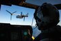 PACIFIC OCEAN (Jan. 25, 2023) Lt. Jim Ruck, from Alameda, Calif., flies in formation with a CMV-22B Osprey, assigned to Fleet Logistics Multi-Mission Squadron (VRM) 30. VRM 30, assigned to Carrier Air Wing 9, is currently based out of Naval Air Station North Island in support of routine operations in U.S. 3rd Fleet. (U.S. Navy photo by Mass Communication Specialist 2nd Class Lake Fultz)