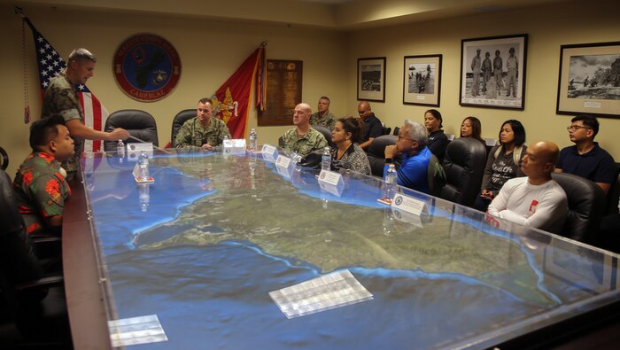 Guam 37th Legislature visits Marine Corps Base Camp Blaz