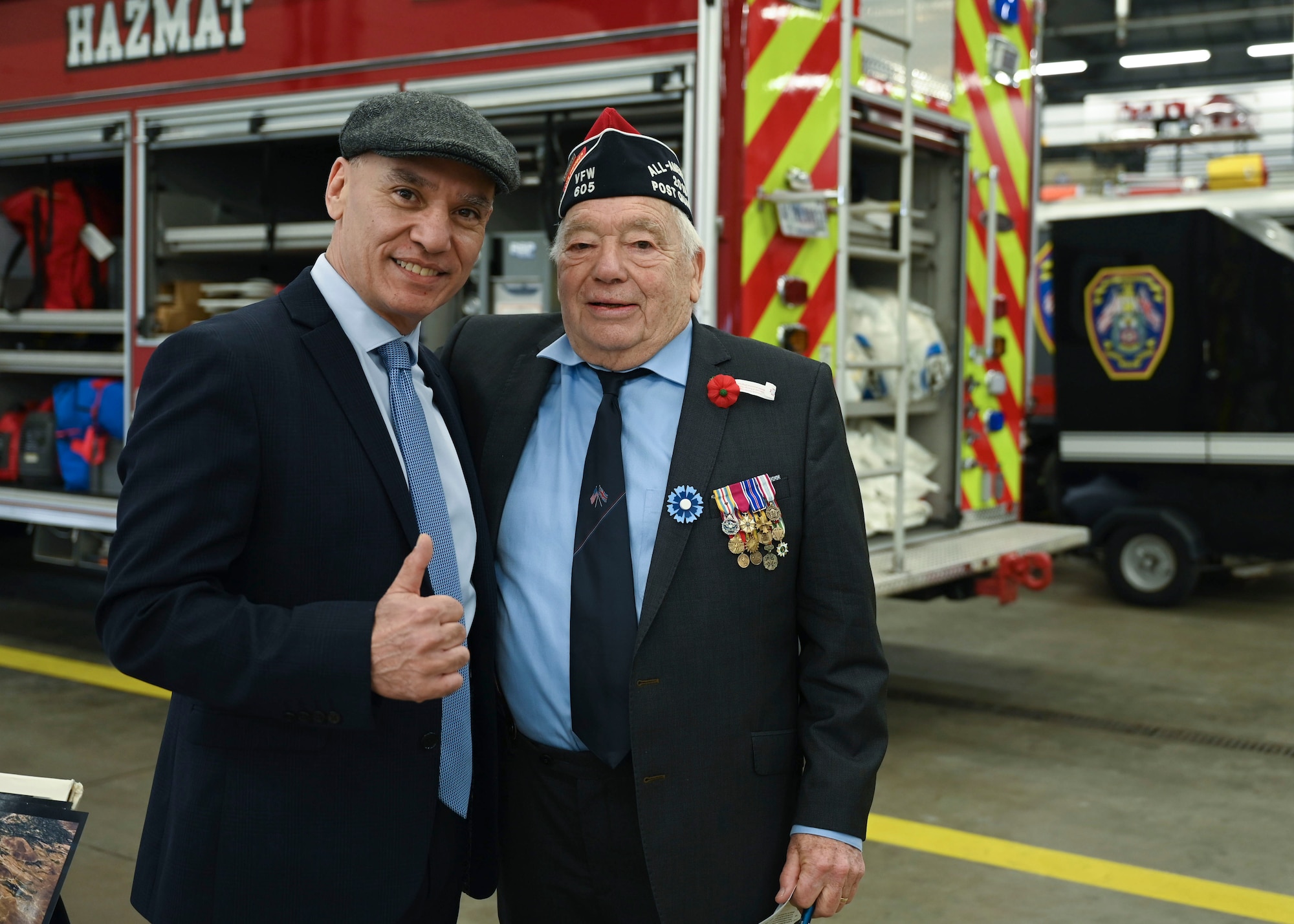 Charles Steiner is the quartermaster of the Veterans of Foreign Wars organization in Paris, France.