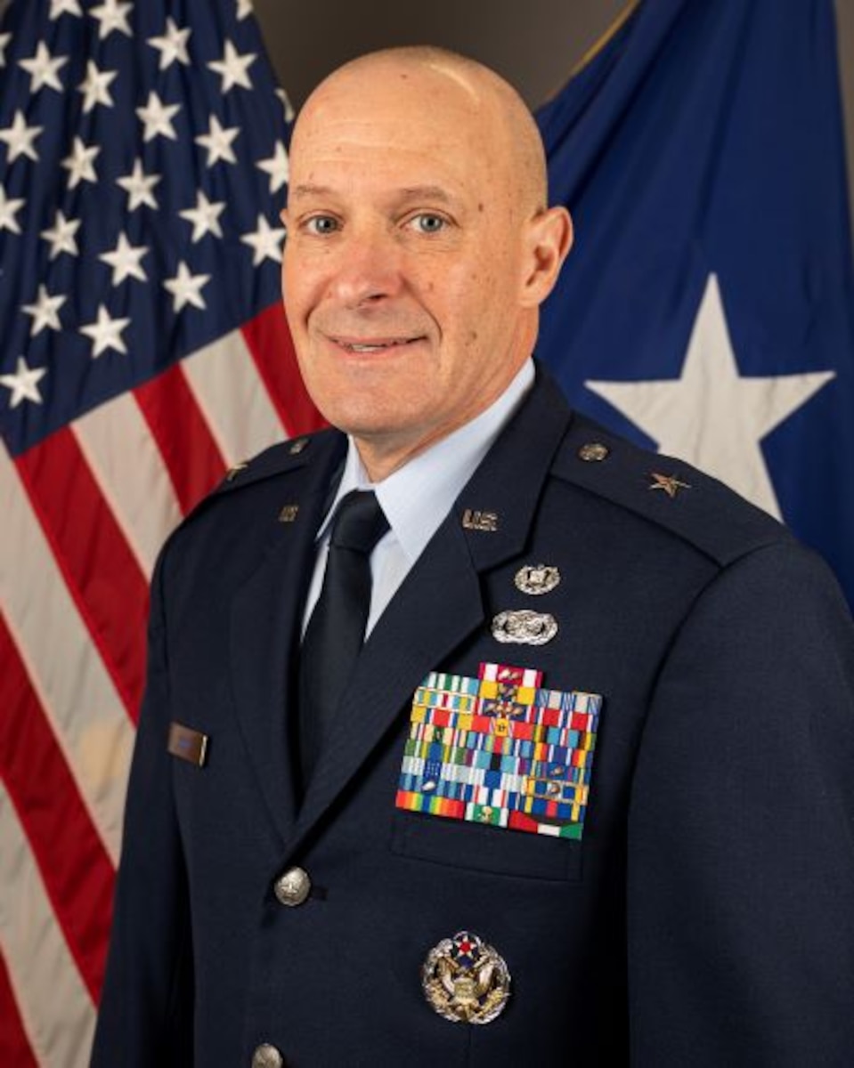This is the official portrait of Brig. Gen. Christopher A. Brown.