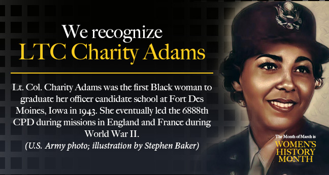 We Recognize LTC Charity Adams