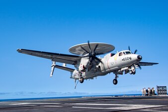 USS Nimitz (CVN 68) conducts flight operations in the Philippine Sea.