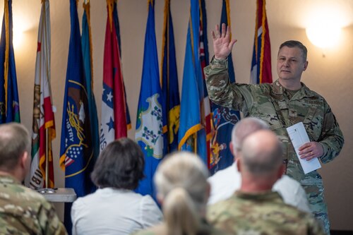 The 349th Air Mobility Wing welcomed the IG team in preparation for its unit effectiveness inspection.