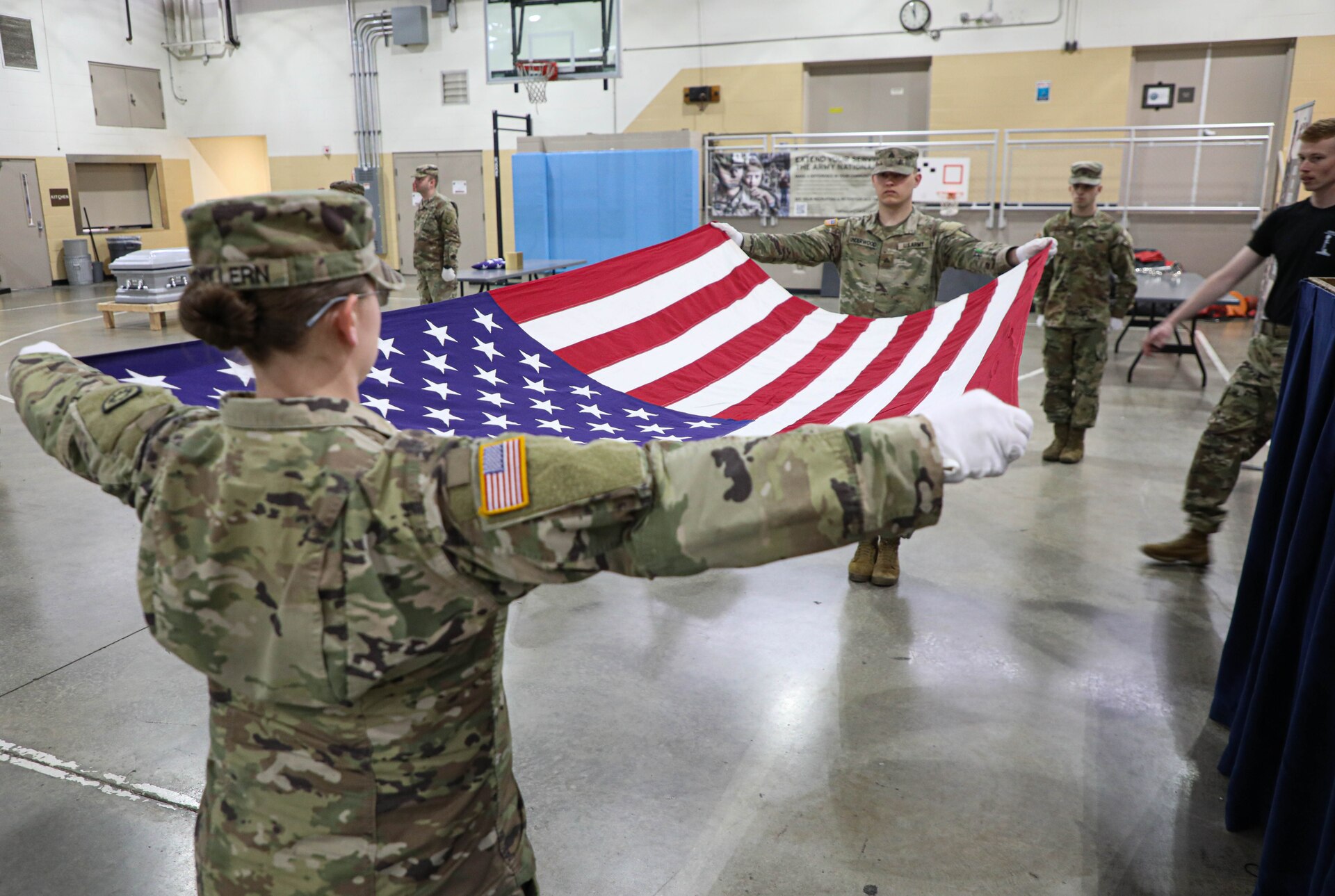 Soldiers from around the commonwealth were educated, graded and assessed in the ways of the Kentucky National Guard Honor Guard March 20-26.