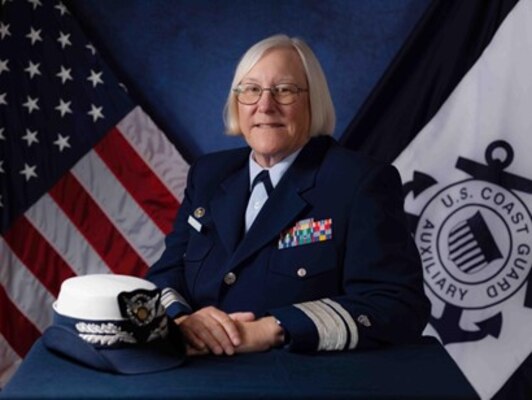 Commodore Mary Kirkwood became the first female Vice National Commodore (VNACO) of the Coast Guard Auxiliary, Nov. 1, 2022.Commodore Mary Kirkwood became the first female Vice National Commodore (VNACO) of the Coast Guard Auxiliary, Nov. 1, 2022.