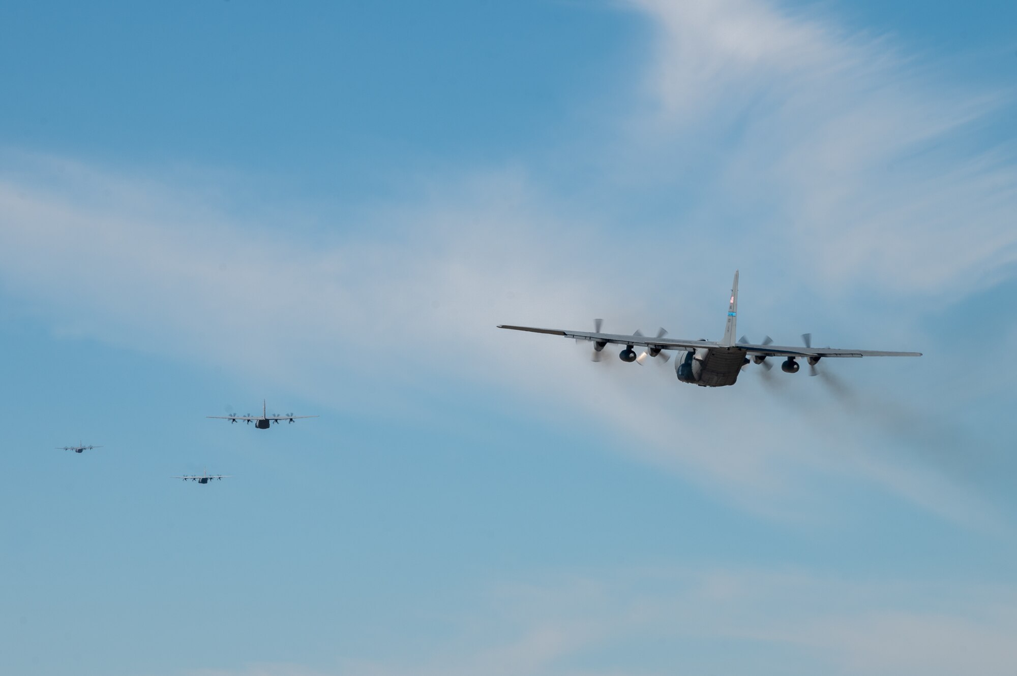 C-130s fly over Arkansas