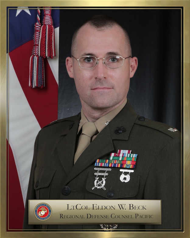 Lieutenant Colonel Eldon W. Beck Official Biography Photo