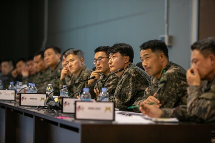 Military police hold tabletop exercise at Camp Humphreys