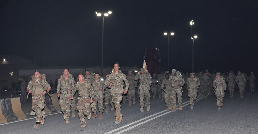 3rd Medical Command (Deployment Support) hosts Norwegian Foot March on Camp Arifjan