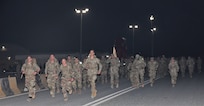 3rd Medical Command (Deployment Support) hosts Norwegian Foot March on Camp Arifjan