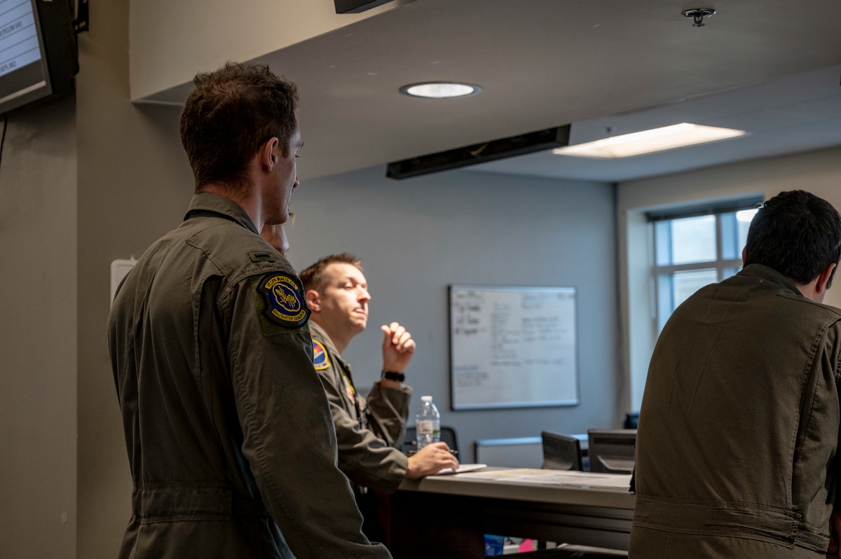 Pilots are briefed
