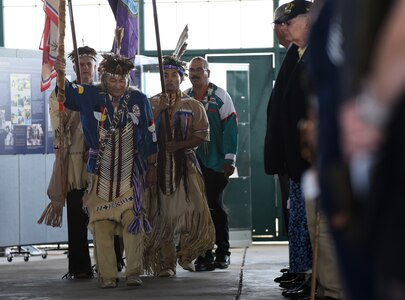 The Virginia National Guard’s Fort Pickett was officially redesignated Fort Barfoot March 24, 2023, in honor of Col. Van T. Barfoot, a World War II Medal of Honor recipient with extensive Virginia ties. To commemorate Barfoot's Native American heritage, representatives from Choctaw Nation and Virginia-based Native American tribes performed ceremonial songs and dances.