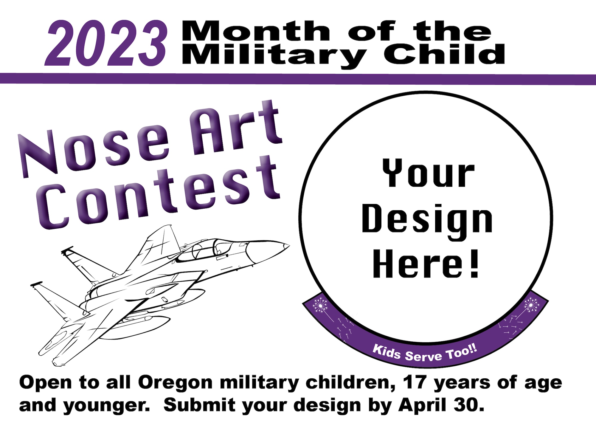 nose art contest poster