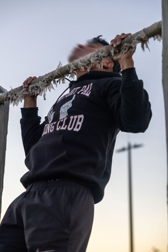 Marine Forces Special Operations Command hosts an Honor Workout recognizing all fallen Marine Raiders who passed away during the month of October at Camp Lejeune, North Carolina, Oct. 6, 2022. Command personnel participated in a moment of silence to pay tribute to those who lost their lives before competing in a team competition centered on physical and cognitive exercises. (U.S. Marine Corps photo by Sgt. Brennan Priest)