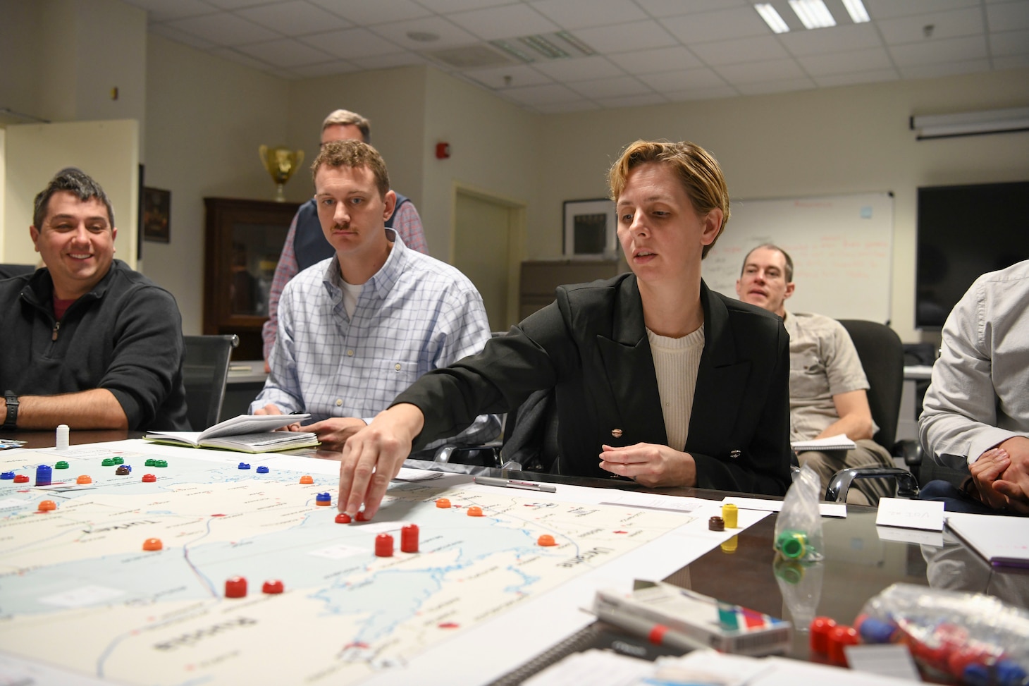 The U.S. Naval Post Graduate School (NPS) conducted a two-week Basic Analytic Wargaming Course (BAWC) for U.S. Sixth Fleet on Naval Support Activity (NSA) Naples, Italy, Feb. 27-March 10, 2023. For more than 80 years, U.S. Naval Forces Europe-U.S. Naval Forces Africa (NAVEUR-NAVAF) has forged strategic relationships with allies and partners, leveraging a foundation of shared values to preserve security and stability. Headquartered in Naples, Italy, NAVEUR-NAVAF operates U.S. naval forces in the U.S. European Command (USEUCOM) and U.S. Africa Command (USAFRICOM) areas of responsibility. U.S. Sixth Fleet is permanently assigned to NAVEUR-NAVAF, and employs maritime forces through the full spectrum of joint and naval operations.