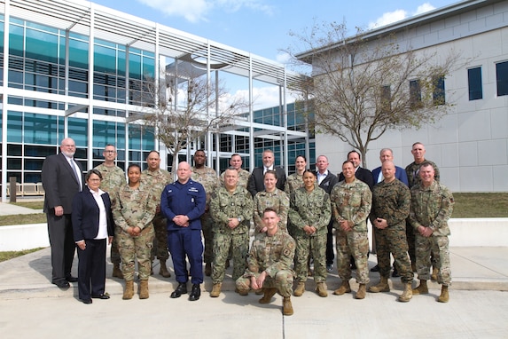Military education representatives attend a Joint Staff J-7 facilitated Enlisted Military Education Review Council Working Group meeting to discuss incorporating emerging joint concepts into curriculum. Attendees included representatives from joint and service enlisted joint and professional military education programs. The event was hosted by U.S. Special Operations Command Joint Special Operations University March 7-8 at MacDill Air Force Base in Tampa, FL.