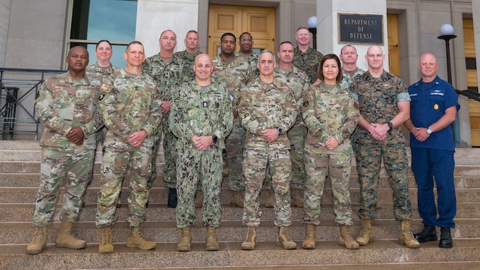 Military education representatives discuss evolving joint and combined total force integration, utilization, health of the force, and joint development for enlisted personnel.