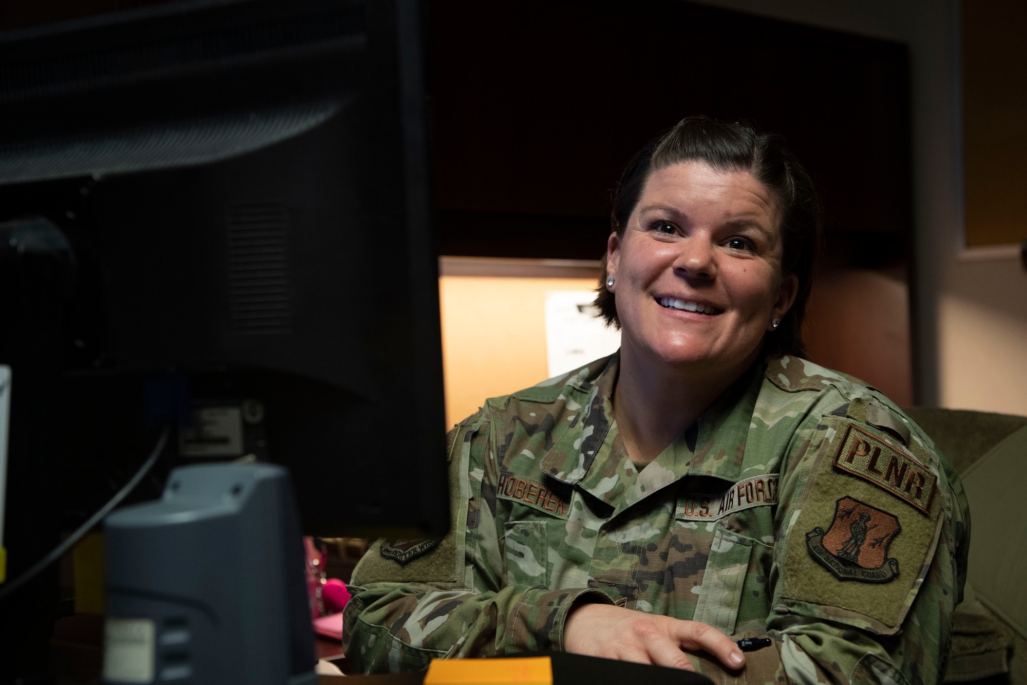 TSgt Courtney Hoberek, logistics planner at the 149th FW, tells her story on how she helped during a medical emergency on March 24th, 2023 at Joint Base San Antonio-Lackland, Texas.