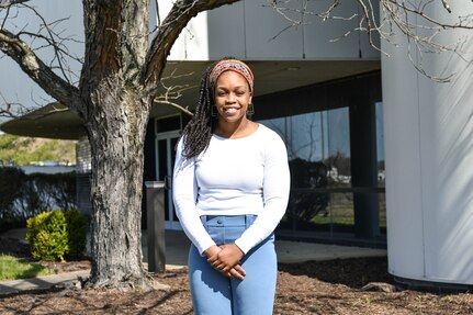 IMAGE: Nia Jones serves as a High Power Microwave Lethality Modeling technical lead supporting the Joint Technical Coordinating Group for Munitions Effectiveness for the Non-Kinetic Lethality Branch within the Missile Systems Integration, Threat Engineering and Weapons Effectiveness Division at Naval Surface Warfare Center Dahlgren Division.