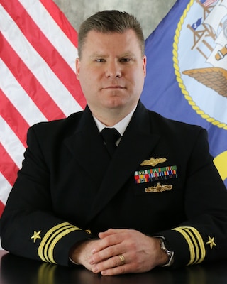 Official portrait of Lt. Cdr. Michael Millar